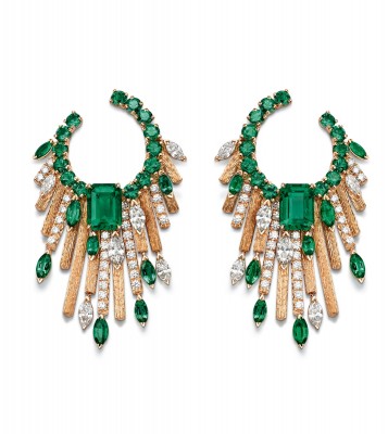 #PIAGET #BouclesD’oreilles #'MidnightSun #Emeraudes #Diamants #Earrings #Emeralds #Diamonds #2018