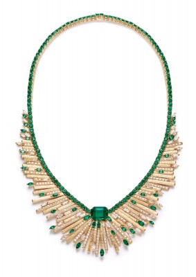 #PIAGET #Collier #'MidnightSun #OrRose #Emeraudes #Diamants #Necklace #PinkGold #Emerald #Diamonds #2018