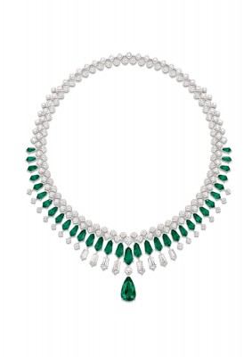 #PIAGET #Emeraudes #Diamants #'Green Borealis' #Necklace #Emeralds #Diamonds #2018