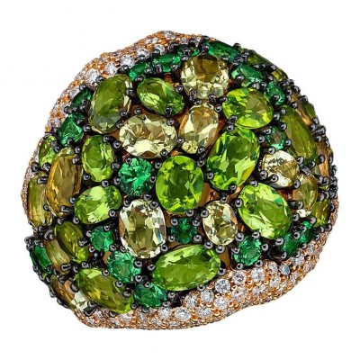 #RODNEY REYNER #Peridot #Tsavorite #quartz