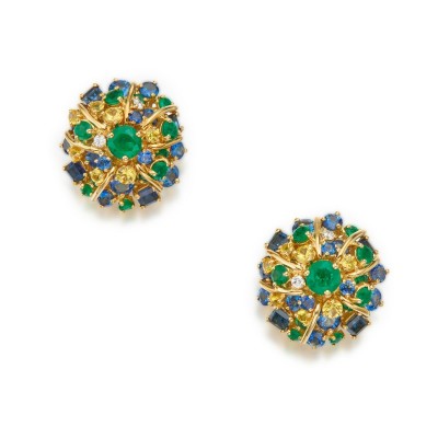#SEAMAN CHEPPS #Emerald #Sapphire #Diamond #Emeraude #Saphir #Diamant #Earclips