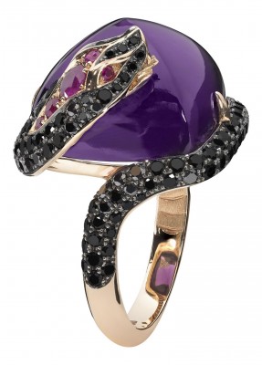 #STEPHEN WEBSTER #Amethyst #Amèthyste #Black diamonds #diamants noirs