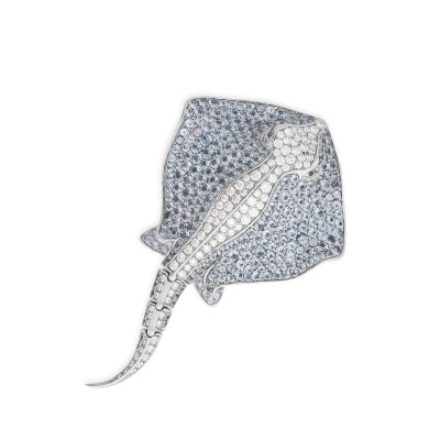 #STEPHEN WEBSTER #Jewel #Titanium #colour changing Spinels #Spinelles à changement de couleur #Titane #brooch #broche