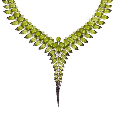 #STEPHEN WEBSTER #Jewel #peridot #diamond #collar #diamant #collier