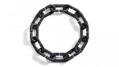 #VHERNIER #bracelet #black titanium #black diamond #titane #diamant noir