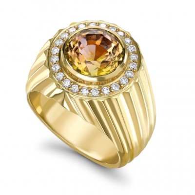 THEO FENNEL, bi colour tourmaline, diamonds