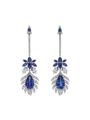 #GUCCI #Boucles d'oreilles #Saphir #Sapphire #Diamond #Diamant