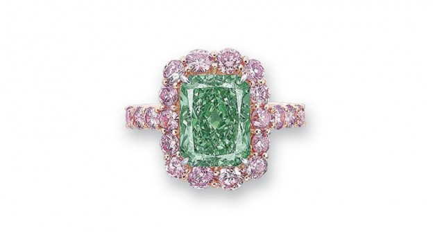rora Green 5.03ct diamond