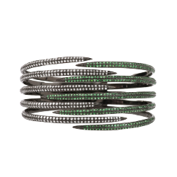 ARUNASHI-Bracelet-diamants-Tsavorite