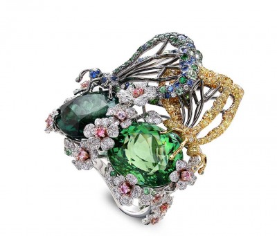 Bague Butterfly Lovers - Butterflies lovers ring