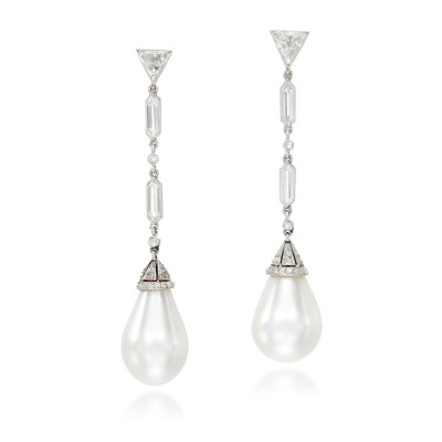 #Antique Jewelry #natural pears #diamond #earrings #1920s #Encyclopediedesjoailliers #Encyclopediaofjewellers #joaillerie #jewelry