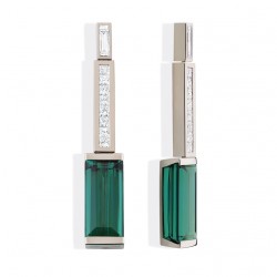 BAUMGARTNER Daniela-pont-des-arts-boucles d'oreilles-tourmaline indigolite