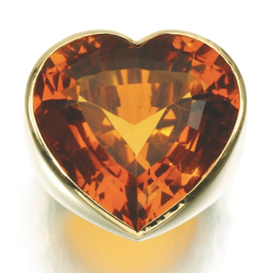 BELPERON-citrine-ring of Duchess of Windsor1955