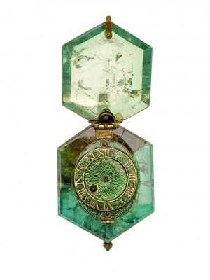 BELPERRON Suzanne-Cheapside Hord 1600 Clock-émeraude
