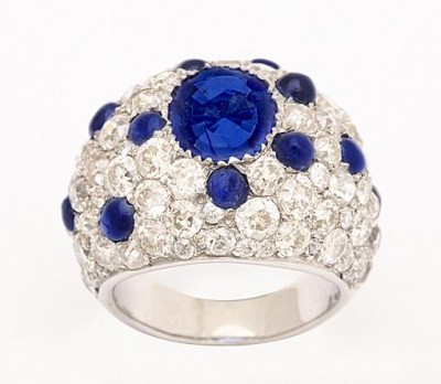 BELPERRON Suzanne-saphirs-diamants-bague