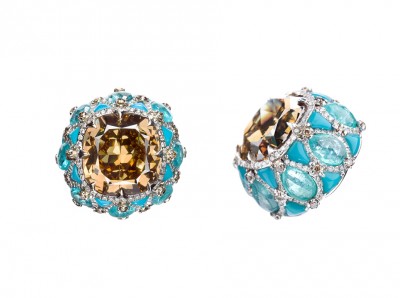 BOGHOSSIAN-diamants champagne-diamants-turquoise-tourmaline Paraiba
