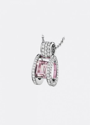 BREGUET-pendentif-Reine des Alpes-diamants-morganite