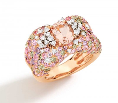 BRUMANI-collection Panache Panache collection-diamants-diamants bruns-morganite- saphirs
