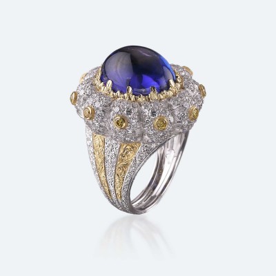 BUCCELLATI-diamants-Tanzanite