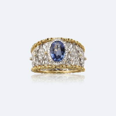 BUCCELLATI-diamants-saphir-