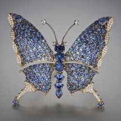 BUZZ & BENARDINE-collection papillons-Benitoites-diamants
