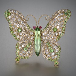 BUZZ & BENARDINE-collection papillons-Hiddenite-diamants