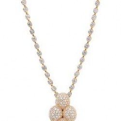 BY FLAVIE-Collection Grappe-collier-, diamants