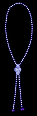 BY FLAVIE-Collection Grappe, collier-diamants fluorescents