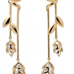 BY FLAVIE-Collection Maïa-boucles d'oreilles -diamants