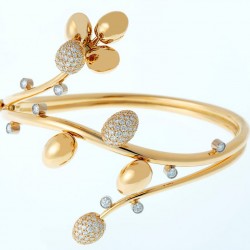 BY FLAVIE-Collection Mini Grappe- bracelet- diamants