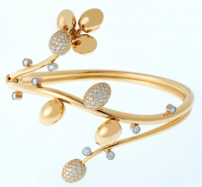BY FLAVIE-Collection Mini Grappe- bracelet- diamants