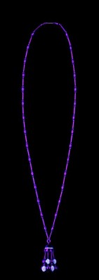 BY FLAVIE-Collection Mini Grappe, collier, diamants fluorescents, or