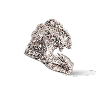 CARREA Y CARREA-Bague Claveles, diamants