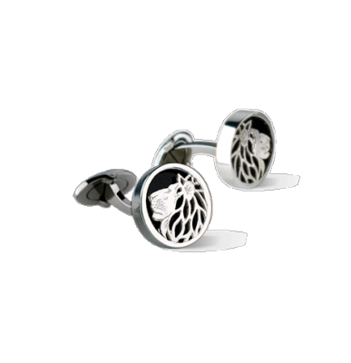 CARREA Y CARREA-Bouton de manchette Lion collection Bestiario