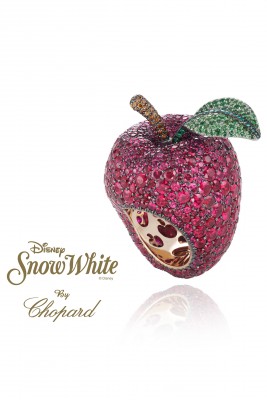 CHOPARD-Collection Disney-bague blanche neige-rubis-emeraude-tsavorites-diamants