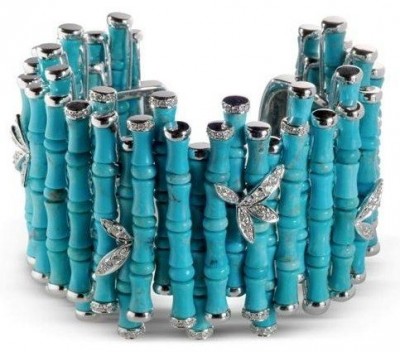 COURTEILLE Lydia-bracelet-turquoise-diamant