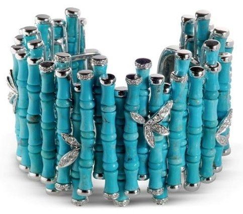 COURTEILLE Lydia-bracelet-turquoise-diamant