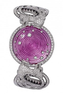 CARTIER-Collection L'Odyssée de Cartier Parcours d'un Style-China-bracelet-platine-rubellite 66.43ct-onyx-diamants