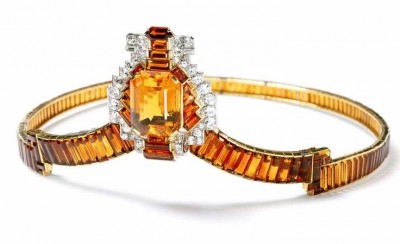 CARTIER-Couronne-citrine-diamants-couronnement de George VI-1937