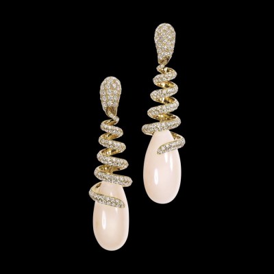 DE GRISOGONO-BO Collection Melody of Colours-diamants-Corail