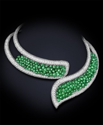 #DE GRISOGONO #Collier #Diamants #Emeraudes #Necklace #Emeralds #Diamonds