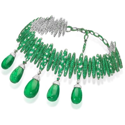 #DE GRISOGONO #Collier #Emeralds #diamonds #Emeraude #diamants #2014 #Haute Joaillerie