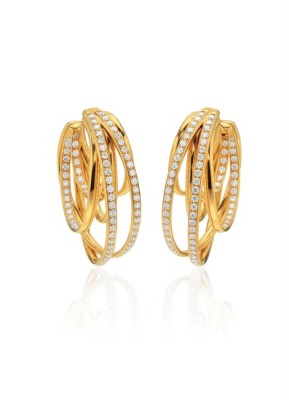 #DE GRISOGONO #Diamond #Gold #Earrings