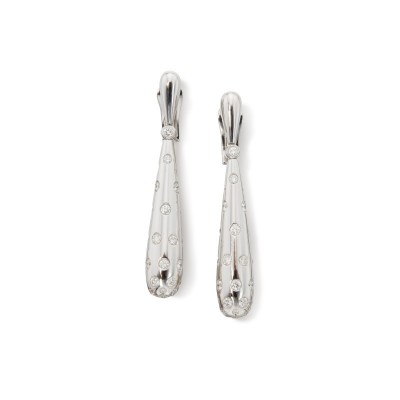 #DE GRISOGONO #Gold #Diamond #Diamant #'Gocce' Pendant-Earclips