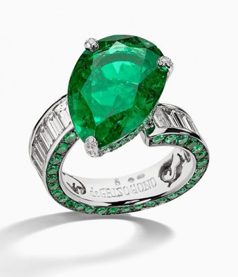 #DE GRISOGONO #Ring #Emeralds #diamonds
