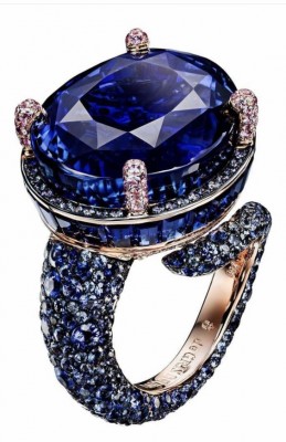 #DE GRISOGONO #Ring #Sapphire #Diamond #Bague #Saphir #diamant