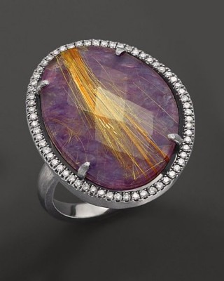DI MASSIMA-Diamants-quartz rutile-charoite doublet