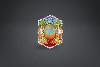 DIOR-Collection Dear-Bague Broderie Grenade irisée