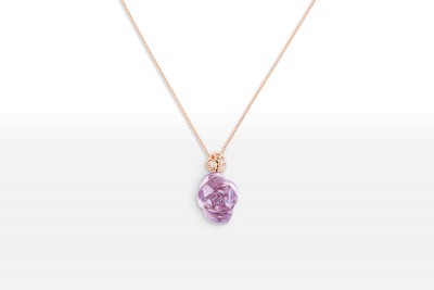 DIOR-collier rose-collection pré catelan-or rose-amethyste-diamant