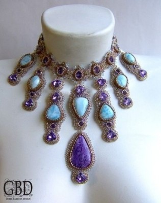 GUZEL BAKEEVA-Larimar-Charoite